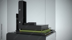 Model of the human brain designed by the computer and printed in the 3d printer.