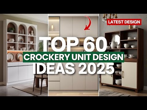 Discover The TOP60 Crockery Unit Designs That Will REVOLUTIONIZE Your Kitchen Decor