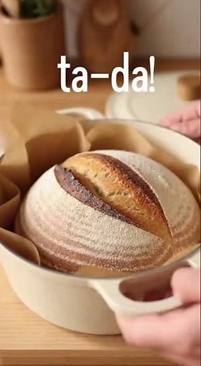 How to make bread at Home 🥖 (Easiest No-Knead Recipe)