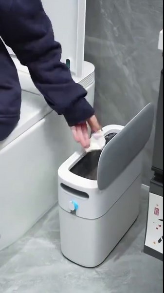 Thùng Rác ECOCO Cao Cấp 8L-12L, Thùng Rác ECOCO E2244 Nắp Kín Đựng Rác Nhà Vệ Sinh, Nhà Bếp | Lazada.vn