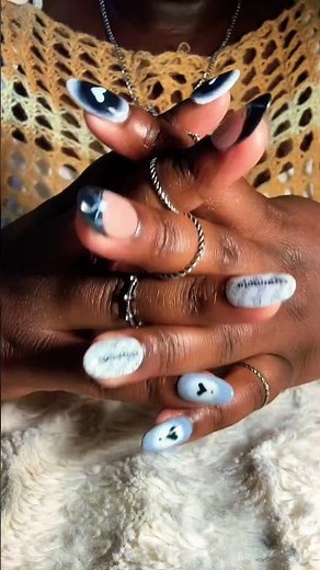 Stray kids Changbin themed press on nail art! #nails #straykids #skz #changbin #naildesign #nailart