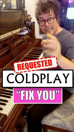 How to Play 'Fix You' by Coldplay in 45 secs! - Easy Piano Tutorial