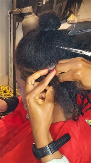 knotless box braid tutorial video. #howto #braids