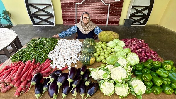 Homestyle Indian mix veg - traditional village recipe