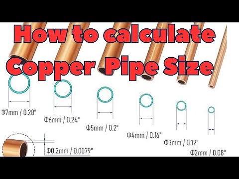 3 Ways To Check Copper Pipe Size || Easy Way to Find Copper Pipe Size || #hvac #trending #viralvideo
