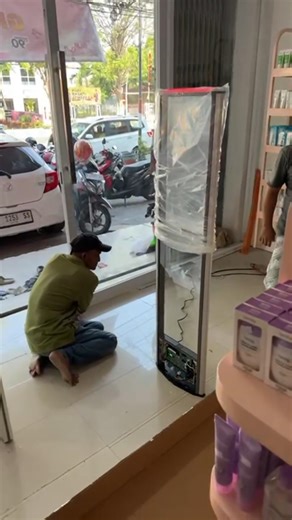 RETHA COSMETICS STORE at Pasuruan , eas installation with our EAS AM58KHZ Alarm security #eas#alarm