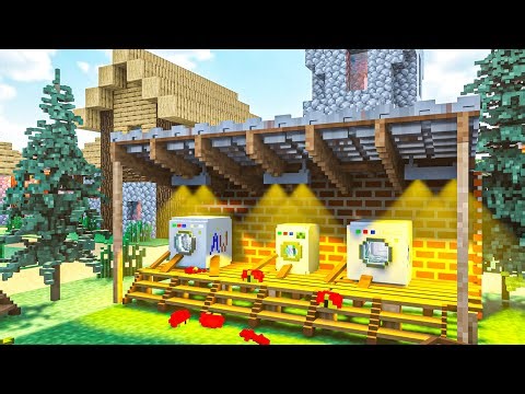 For the FIRST TIME Washing machines in Minecraft village in Teardown Mods
