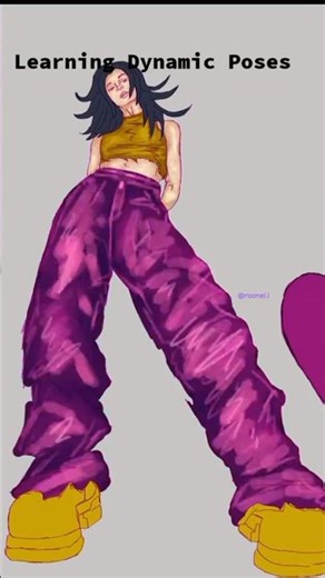 2 hour poses study #dynamicpose #arttutorial #digital