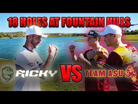 2 vs 1 Battle Against the ASU Disc Golf Team!
