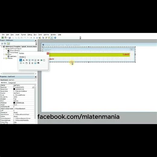 Splash Screen VBA Excel Versi 1 #excel #VBAExcel #MacroVBA