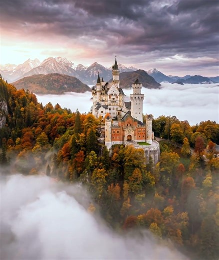 Sleeping Beauty’s Inspiration: Germany’s Most Iconic Castle. Neuschwanstein Castle, Germany.