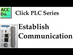 Click PLC Establish Communication