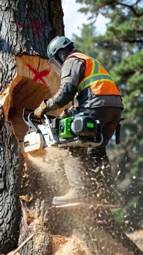 Modern felling tools for felling trees #shorts