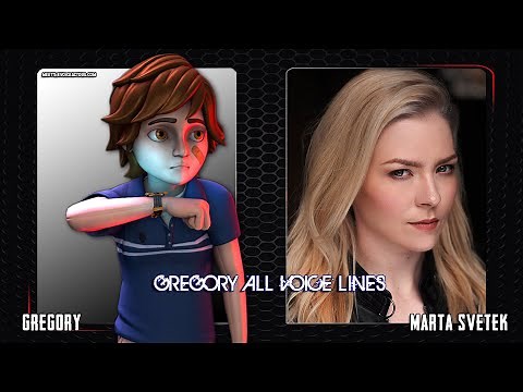 Gregory All voice lines and voice actor - Five Nights at Freddy's: Security Breach
