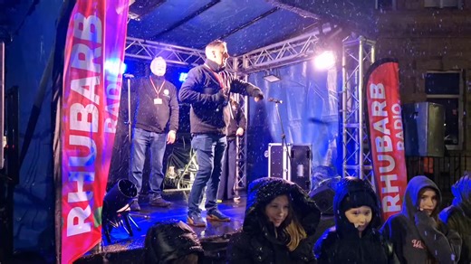 4.5K views · 19 reactions |  We've even brought the snow for that extra special festive spirit!  | Rhubarb Radio | Facebook