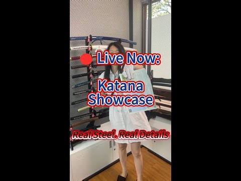 Live Katana Showcase – Explore Real Blades, Steel Patterns & Craftsmanship