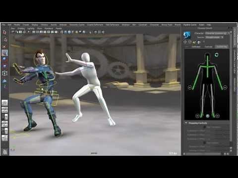 Maya HIK and Custom Rig Retargetting