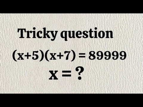 Hardest Algebra Challenge You’ll See Today!