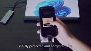 Fingerprint Encrypted 128GB USB Flash Drive │ Biometric Advanced Security, Quick Data Transfer, Water & Shock Resistant │ Timberwolf Gray