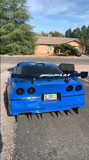 Cammed 87 corvette 383 stroker idle #cammed #straightpipe #383stroker #c4 #c4corvette #corvette