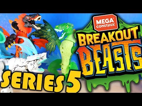 REVIEW: Mega Construx Breakout Beasts Series #5 COMPLETE