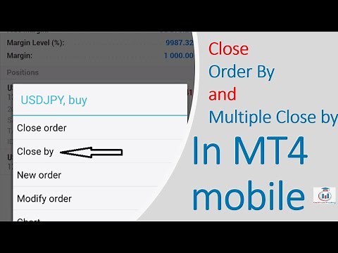 How to Close Trade in MT4/5 Mobile