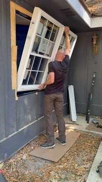 Step by step window replacement. Replacement window, no flange. IRIS WINDOW.