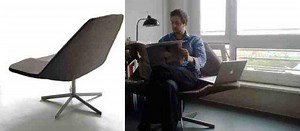 Laptop lounge chair