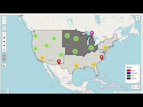 Creating a marker-cluster map with different icon styles