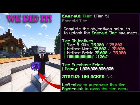 BEST *TIER* on NEW Minecraft Skyblock Server of 2026! | Minecraft OP Skyblock