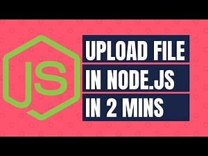 How To Upload File In Node.js In 2 Mins #nodejs #upload #tutorial