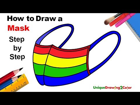 How to Draw a Face Mask Step by Step: Face Mask Drawing Tutorial