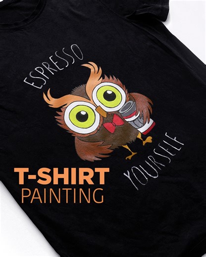 Looking to add some creativity to your wardrobe? Check out this simple, step-by-step hand-painted T-shirt tutorial that's perfect for beginners! 🖌️✨ Follow us for more fun and easy DIY craft ideas! ✅ Materials Needed: * Fabric Colours * Owl Template * Carbon Paper * Plain T-shirt * Pencil * Paint Brushes * Embroidery Hoop 💡 Turn your plain T-shirts into wearable art with this fun project! #FabricPainting #TShirtDesign #DIYArt #CraftIdeas #OwlPainting #TShirtArt #Fevicryl #HandPaintedTshirt #Cr