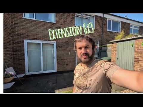 Extensions from foundations and timber framing to external cladding and roof construction