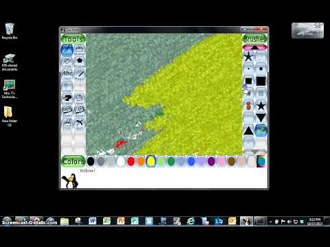 Tux Paint Brush Tool