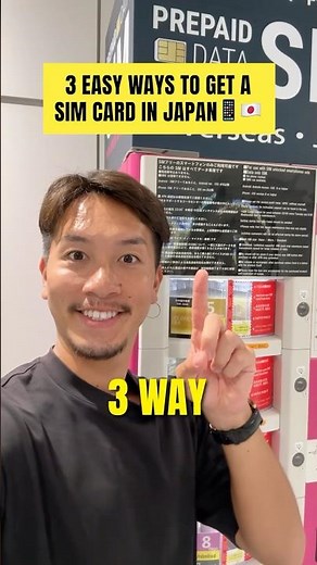 3 easy ways to get a SIM card in Japan📱🇯🇵 #visitjapan #japantrip #japantravel