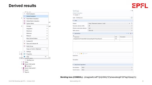 Bending Loss FEM Simulation
