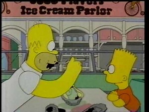 the Simpsons & Ned & Stacey Channel 10 TV promo 1996