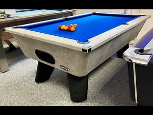Grey Wolf 7ft Slate Bed UK Pool Table - Fitted with Royal Blue Cloth