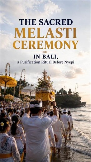 The Sacred Melasti Ceremony of Bali.🇮🇩