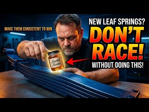 New Leaf Springs? Don't Race Without Doing This!