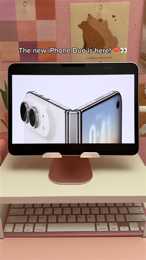iPhone Duo is here! ❤️‍🔥👀 Apple’s first foldable iPhone