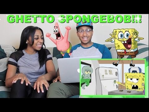 Couple Reacts : SPONGEBOBBY SWEATPANTS [GHETTO SPONGEBOB] By DashieXP Reaction!!
