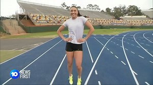 1.5K views · 22 reactions | Nine months out from the Paris 2024 Olympics, dancing hurdler Michelle Jenneke is one of the first Aussie athletes to secure her ticket. The 30-year-old is keeping her preparation simple, focusing on getting faster, and putting aside some recent emotional hurdles. | 10 News Queensland | Facebook