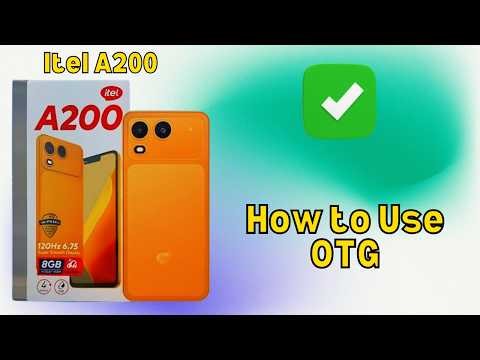 📲 How to Use OTG on Itel A200 – Plug in USB Devices!