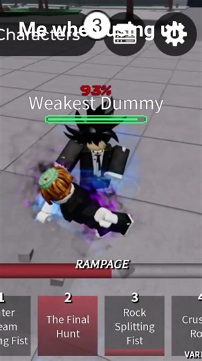 me when using ult in tsb