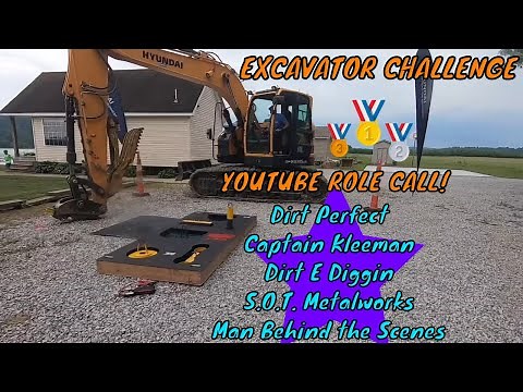 Aaron Bumm, The Man Behind the Scenes, films Dirt Perfect's EXCAVATOR CHALLENGE!