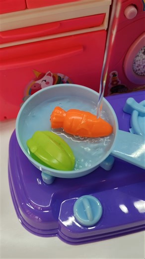 Satisfying with Toy Cooking ASMR 🍜 Miniature Kitchen Playset #cookwaressets #asmr #kitchenplayset