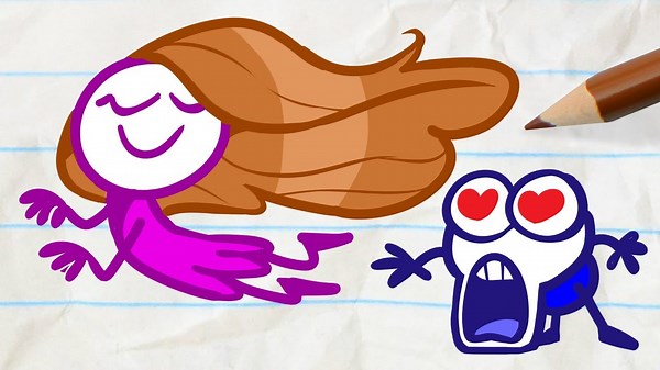 Pencilmate's Fabulous New Hair!