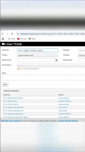 Kiwi TCMS complete Guide📝 #viralvideos #viralreels #foryou #trending #testcase